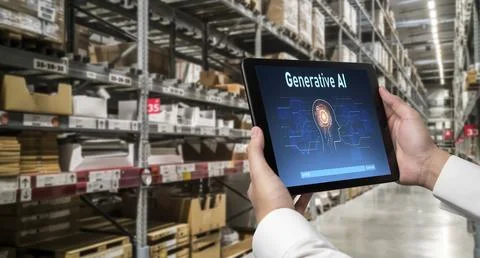 Generative AI virtual assistant tools for prompt engineer and end user snugly Stock Photos