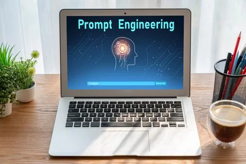 Generative AI virtual assistant tools for prompt engineer and end user snugly 库存照片