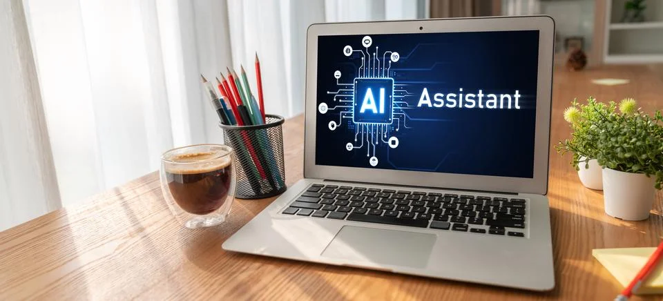 Generative AI virtual assistant tools for prompt engineer and end user snugly Stock Photos