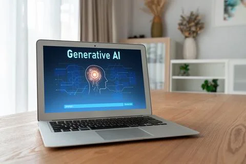 Generative AI virtual assistant tools for prompt engineer and end user snugly Stock Photos