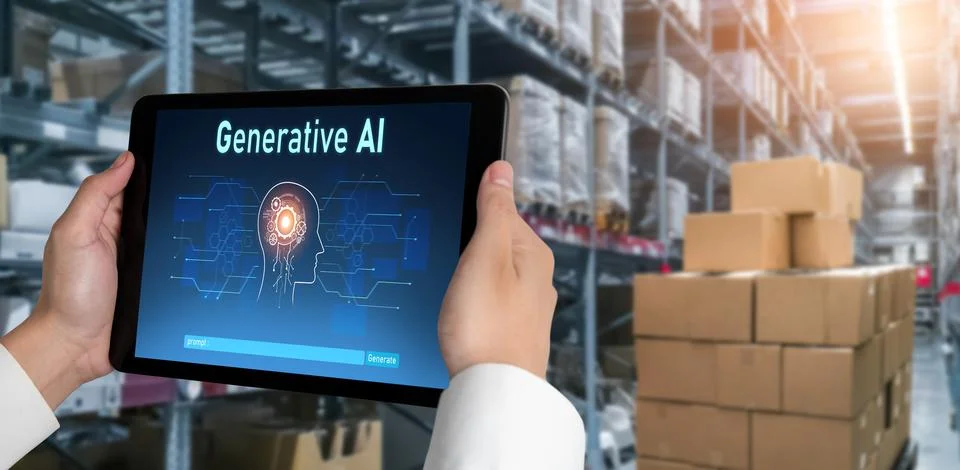 Generative AI virtual assistant tools for prompt engineer and end user snugly Stock Photos