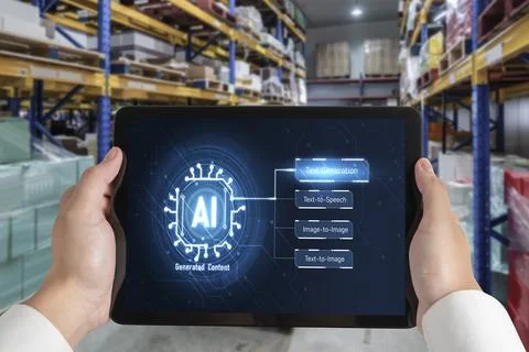 Generative AI virtual assistant tools for prompt engineer and end user snugly Stock Photos