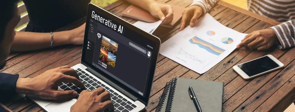 Generative AI virtual assistant tools for prompt engineer and end user snugly Stock-Fotos