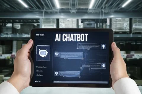 Generative AI virtual assistant tools for prompt engineer and end user snugly Stock Photos