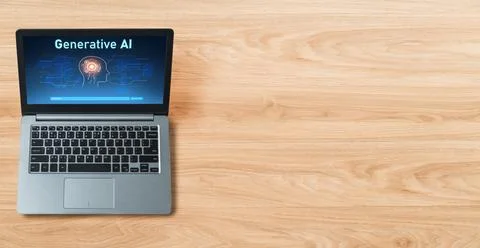 Generative AI virtual assistant tools for prompt engineer and end user snugly 库存照片