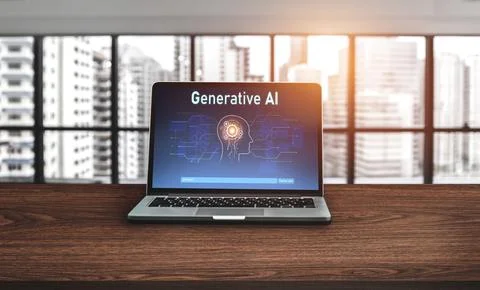 Generative AI virtual assistant tools for prompt engineer and end user snugly Stock Photos