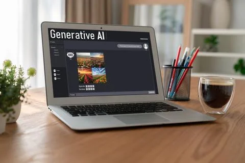 Generative AI virtual assistant tools for prompt engineer and end user snugly Stock Photos