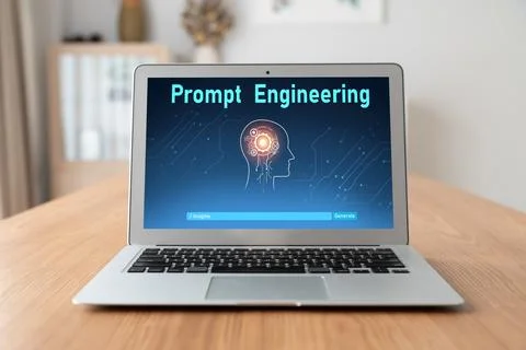 Generative AI virtual assistant tools for prompt engineer and end user snugly Foto stock