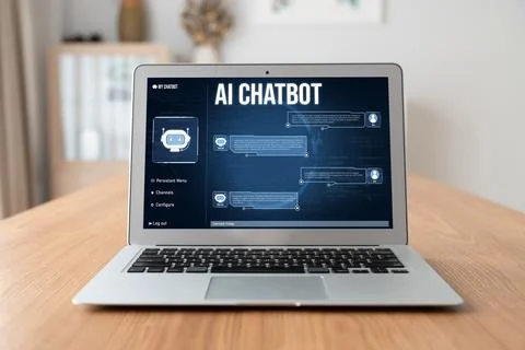 Generative AI virtual assistant tools for prompt engineer and end user snugly 库存照片