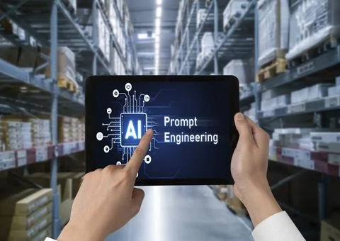 Generative AI virtual assistant tools for prompt engineer and end user snugly Stock Photos