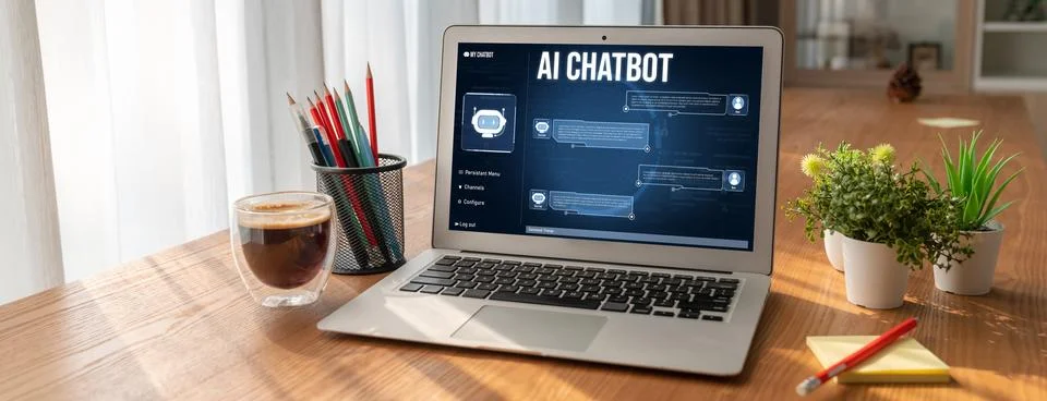 Generative AI virtual assistant tools for prompt engineer and end user snugly Stock Photos