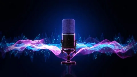 Generative AI Voice Synthesis and Speech Technology Concept Video stock 342640618