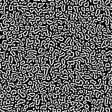 Generative algorithm psychedelic background. Reaction diffusion or turing p.. Stock Illustration