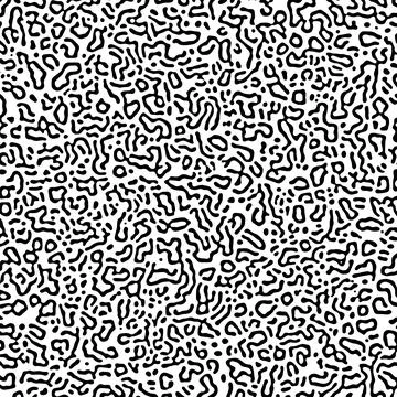 Generative algorithm psychedelic background. Reaction diffusion or turing p.. Stock Illustration