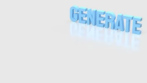 Generative Artificial Intelligence Concept for Digital Creation 3d render. イラスト素材