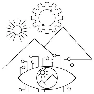 Generative Models icon Stock Illustration