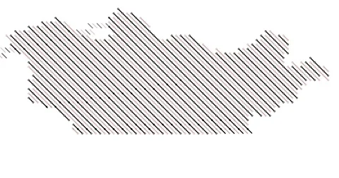 Generative Motion Diagonal Strips Build Mongolia Country Map Video stock 327599371