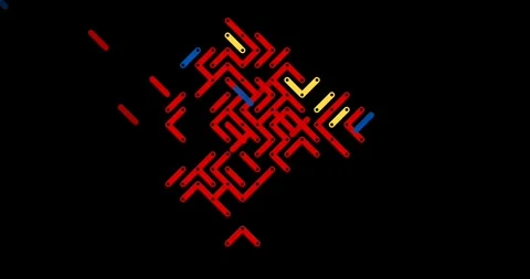 Generative Motion Diagonal Strips Build Montenegro Country Map Video stock 327619848