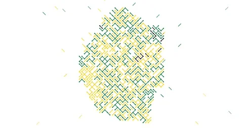 Generative Motion Diagonal Strips Build Swaziland Country Map Video stock 327941981