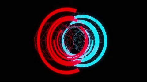 Generative next 01 red 動画素材 172198918