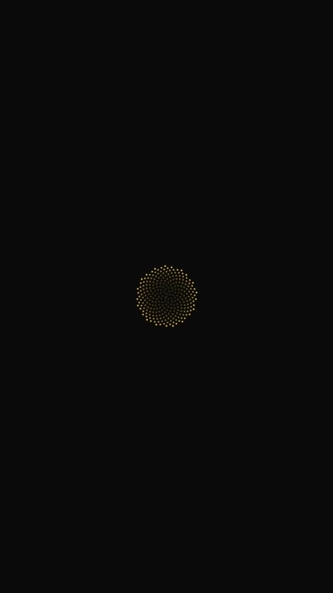Generative Science Art Amber Organic Particle Growth UHD_loop Stock Footage 334895842