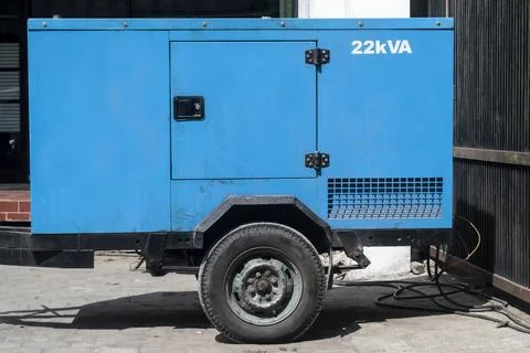 A generator with 22k VA power Foto stock