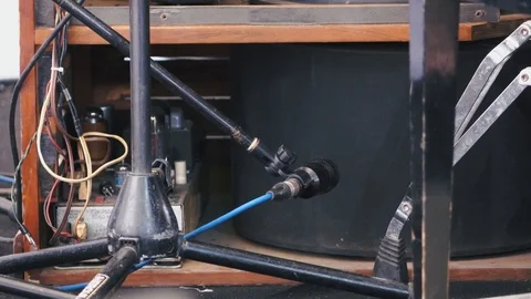 Generator to affect tones and intensity in an electric Organ. Video stock 112430806