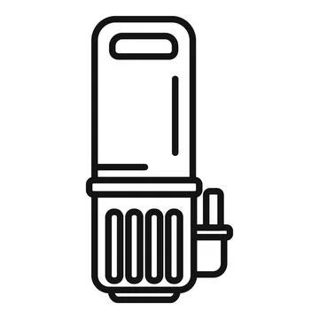 Generator compressor icon outline vector. Air machine Ilustração Stock