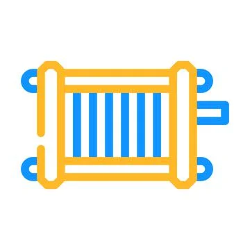 Generator hydrogen color icon vector illustration Stock Illustration