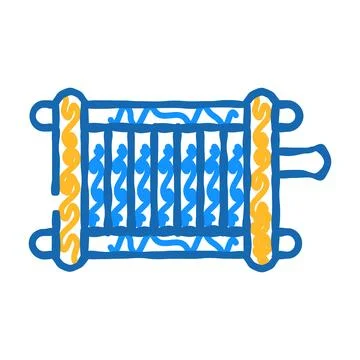 Generator hydrogen icon doodle illustration Stock Illustration