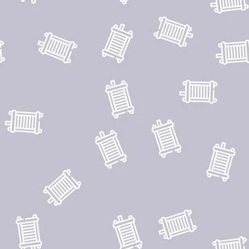 Generator hydrogen line vector seamless pattern イラスト素材
