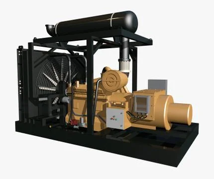 Generator Stock Illustration