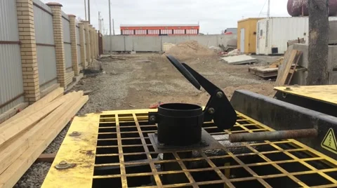 Generator in industrial area Stock Footage 48661114