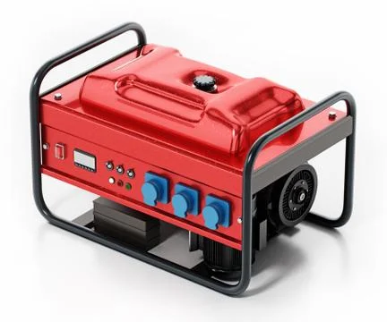 Generator isolated on white background. 3D illustration Stock Illustration