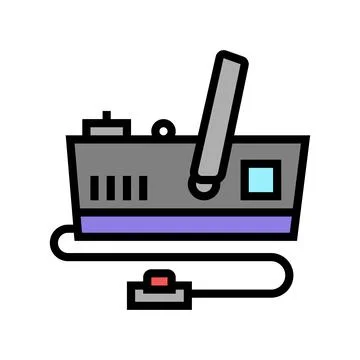 Generator smoke color icon vector illustration イラスト素材