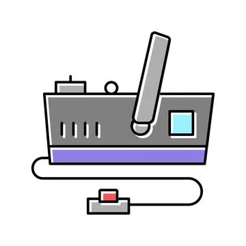 Generator smoke color icon vector illustration イラスト素材