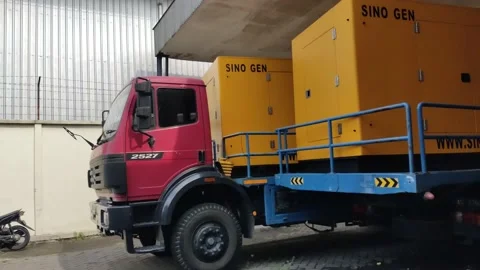 Generator truck Stock Footage 219521003