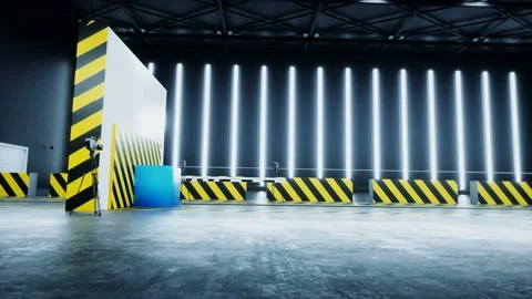Generic 3d car crash test. Car destruction. Realistic 4k animation. Video stock 161038719