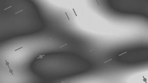 Generic Abstract Scene Largely Blurred Shapes Moving in Soft Gray Setting Stock Footage 327944505