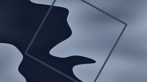 Generic Abstract Shapes Floating in Soft Blue Light with Subtle Motion Видео 330120873