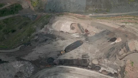 Generic aerial view of a quarry Vídeo Stock 229123094