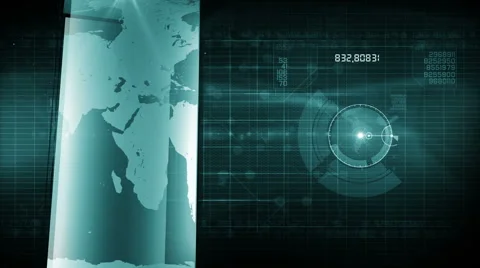 Generic background space green LOOP Stock Footage 47189546