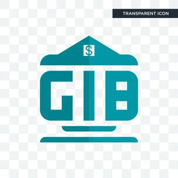 Generic bank vector icon isolated on transparent background, generic bank log Stock Illustration