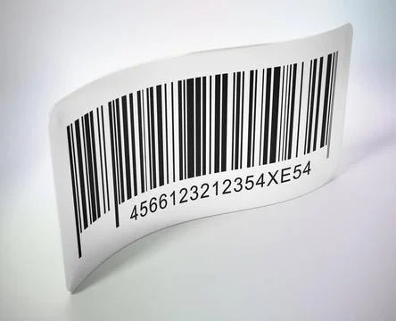 Generic barcode isolated on white background. 3D illustration Generic barc... Stock Photos