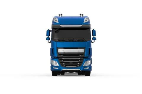 Generic blue truck Illustrazione stock