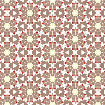Generic Brown Pixel Geometric seamless backgrounds and textures abstract pa.. Stock Illustration