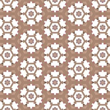 Generic Brown Pixel Geometric seamless backgrounds and textures abstract pa.. Stock Illustration