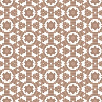Generic Brown Pixel Geometric seamless backgrounds and textures abstract pa.. Stock Illustration
