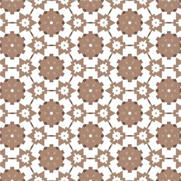 Generic Brown Pixel Geometric seamless backgrounds and textures abstract pa.. Stock Illustration