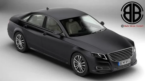 Generic Car Luxury Class 3D Model
